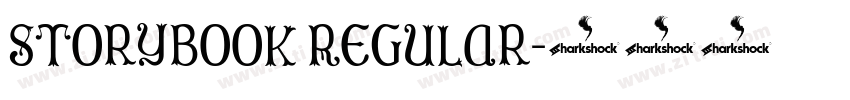 Storybook Regular字体转换